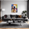 Friendly Labrador Retriever Living Room Demo