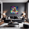 Friendly Labrador Retriever Living Room Demo