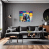 Friendly Labrador Retriever Living Room Demo