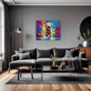 Friendly Labrador Retriever Living Room Demo