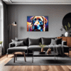 Friendly Labrador Retriever Living Room Demo