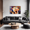 Friendly Labrador Retriever Living Room Demo