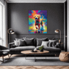Friendly Labrador Retriever Living Room Demo