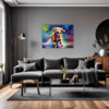 Friendly Labrador Retriever Living Room Demo