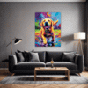 Friendly Labrador Retriever Living Room Demo