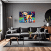 Friendly Labrador Retriever Living Room Demo