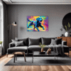 Friendly Labrador Retriever Living Room Demo