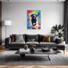 Friendly Labrador Retriever Living Room Demo