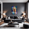 Friendly Labrador Retriever Living Room Demo