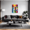 Friendly Labrador Retriever Living Room Demo