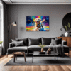 Friendly Labrador Retriever Living Room Demo