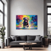 Friendly Labrador Retriever Living Room Demo