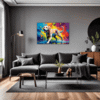 Friendly Labrador Retriever Living Room Demo