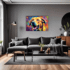 Friendly Labrador Retriever Living Room Demo