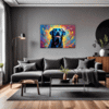 Friendly Labrador Retriever Living Room Demo