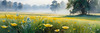 Frost-Kissed Meadow with Crystalline Grass at Dawn Landscape Art