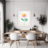 Fuchsia Elegance Dining Room Demo