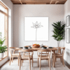 Fuchsia Elegance Dining Room Demo