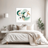 Geometric Flow Abstract Bedroom Demo