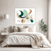 Geometric Flow Abstract Bedroom Demo