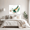Geometric Flow Abstract Bedroom Demo