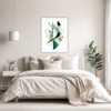 Geometric Flow Abstract Bedroom Demo