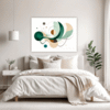 Geometric Flow Abstract Bedroom Demo