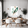 Geometric Flow Abstract Dining Room Demo