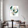Geometric Flow Abstract Dining Room Demo