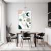 Geometric Flow Abstract Dining Room Demo