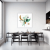 Geometric Flow Abstract Dining Room Demo