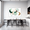 Geometric Flow Abstract Dining Room Demo