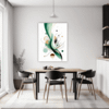 Geometric Flow Abstract Dining Room Demo