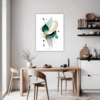 Geometric Flow Abstract Dining Room Demo