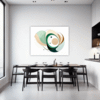 Geometric Flow Abstract Dining Room Demo