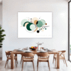 Geometric Flow Abstract Dining Room Demo