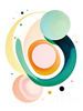Printable Geometric Fluid Motion Abstract Art Image