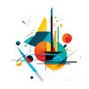 Geometric Shapes Abstract Printable Wall Art