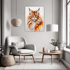 Ginger Maine Coon Living Room Demo