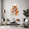 Ginger Maine Coon Living Room Demo