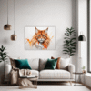 Ginger Maine Coon Living Room Demo
