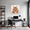 Ginger Maine Coon Office Demo