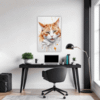Ginger-White Shorthair Office Demo