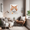 Ginger-White Shorthair Office Demo