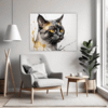 Golden-Eyed Burmese Living Room Demo
