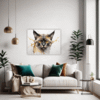 Golden-Eyed Burmese Living Room Demo