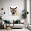 Golden-Eyed Burmese Living Room Demo