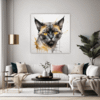 Golden-Eyed Burmese Living Room Demo
