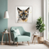 Golden-Eyed Burmese Living Room Demo