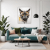 Golden-Eyed Burmese Living Room Demo